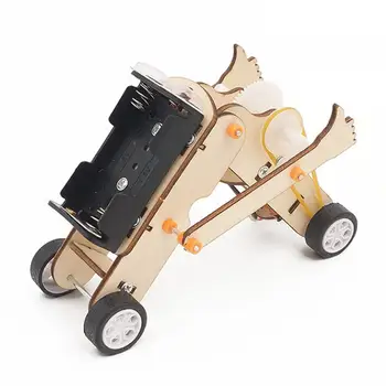 1 Комплект Имитируемого Деревянного Экспериментального робота, Научная Подвижная Деревянная Экспериментальная Робот-физическая игрушка для студента