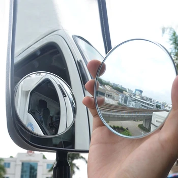 1 шт., боковые зеркала для грузовиков, водонепроницаемое зеркало для слепых зон, круглое выпуклое широкоугольное детское Авто, зеркала заднего вида, аксессуары