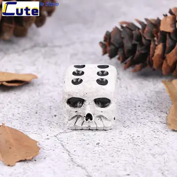 1 шт. Кости с черепом, 6-Сторонняя кость, уникальный подарок Геймеру, отлично подходит для настольной ролевой игры