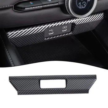1 шт. Накладка на панель розетки USB из углеродного волокна Для Honda Для Accord 2023 Автомобильные Молдинги Аксессуары