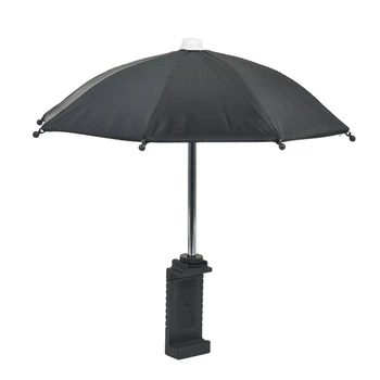 1 шт. Черный зонт для камеры, солнцезащитный козырек, дождевик, держатель для общей камеры, зонт для фотокамеры