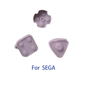 10 комплектов силиконовых кнопок Для игрового контроллера Sega Dreamcast DC Проводящая резиновая накладка для ключей Замена кнопок