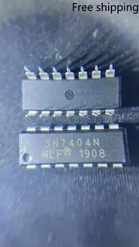 10 шт./лот SN7404 SN7404N 7404N DIP14 100% новый оригинал в наличии.