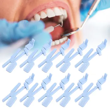 10 шт., пластиковый зажим для рентгеновской пленки в стоматологической клинике, Аксессуар для стоматологического инструмента