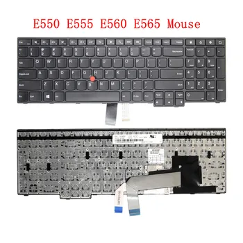 100% Новая Клавиатура США/SP/Испания Для Lenovo Thnikpad E550 E555 E560 E565 E570 E575 Английская Клавиатура Ноутбука