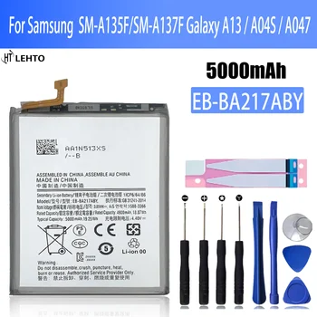100% Оригинальный аккумулятор EB-BA217ABY для Samsung Galaxy M12/A13 4G/A135/A21S/A207/A217/A12/A125H для телефона Bateria