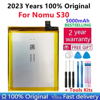 100% Оригинальный высококачественный Новый сменный аккумулятор емкостью 5000 мАч для мобильного телефона Nomu S30 + инструменты для дерева