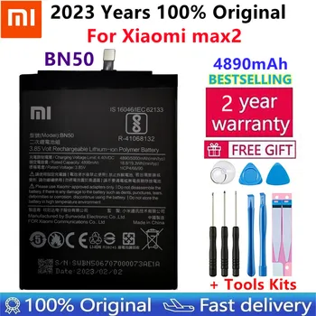 100% Оригинальный Новый Высококачественный Аккумулятор Xiao Mi BN50 Для Xiaomi max2 max 2 5000 мАч Bateria