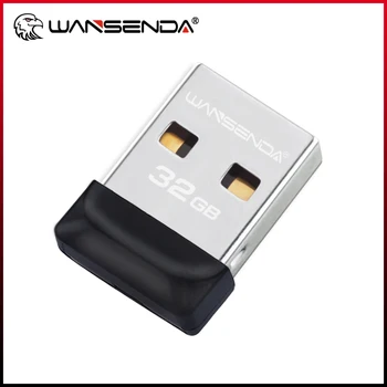 100% Полная Емкость Wansenda USB Флэш-накопитель Супер Крошечный флеш-накопитель 64 ГБ 32 ГБ 16 ГБ 8 ГБ 4 ГБ Флешка Водонепроницаемый USB Memory Stick