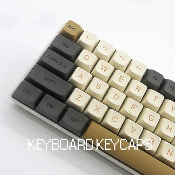 125 Клавиш, японские/русские колпачки для ключей, Персонализированные колпачки для ключей с профилем XDA для механической клавиатуры, изготовленный на заказ колпачок для ключей