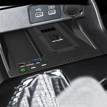 15 Вт Автомобильное беспроводное зарядное устройство быстрое зарядное устройство для телефона зарядная панель держатель телефона для Honda Civic Intergra 2022 2023 аксессуары