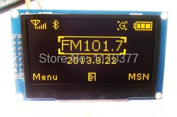 2,42-дюймовый 31-контактный Желтый OLED-экранный модуль SSD1309 Drive IC 128*64