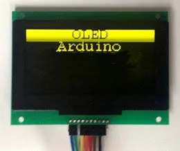 2,7-дюймовый желтый OLED-модуль SSD1325 Drive IC 128*64