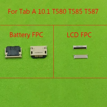 2 шт. Батарея FPC Разъем Для Samsung Galaxy Tab A 10,1 T580 T585 T587 ЖК-дисплей Разъем FPC Разъем Порта