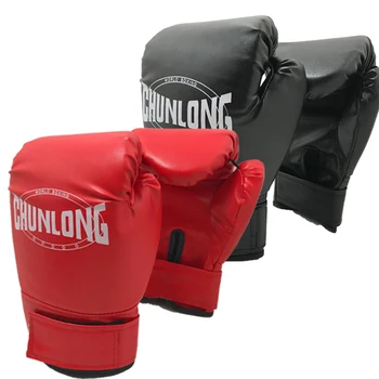 2 шт. Боксерские перчатки из утолщенной искусственной кожи, Муай Тай, каратэ, Кикбоксинг, Тренировочные боевые перчатки для женщин, мужчин