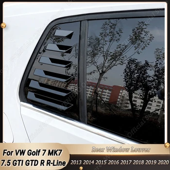 2 ШТ. Накладка на Заднее стекло Автомобиля для Volkswagen Golf 7 MK7 7.5 GTI GTD R R-Line 2013-2020 Жалюзи На Боковое Вентиляционное отверстие