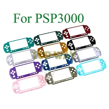 20 шт., цветной чехол для корпуса, Передняя лицевая панель, чехол для консоли PSP 3000, PSP3000 С логотипом, сменный чехол