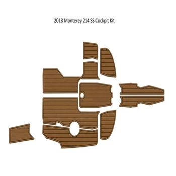2018 Monterey 214 SS Коврик для кокпита, Лодка из пены EVA, Палубный коврик из искусственного тика
