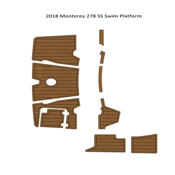 2018 Monterey 278 SS Платформа для плавания, Подножка, Лодка, Пенопласт EVA, Тиковый Настил, Коврик для пола