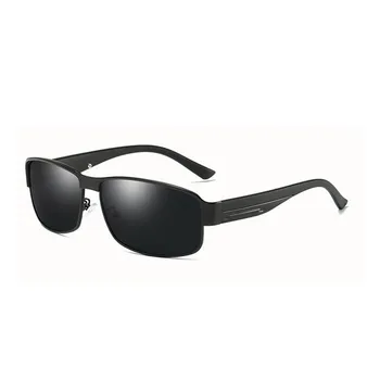2021 Мужские поляризованные солнцезащитные очки в полурамке, Легкие Очки для вождения, Рыбалки, дневного и ночного вождения, Мужские солнцезащитные очки