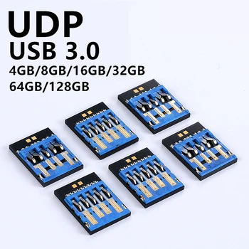 2023 1ШТ Оптовая продажа UDP USB 3.0 флэш-память 4 ГБ 8 ГБ 16 ГБ 32 ГБ 64 ГБ короткий U-диск полуфабрикатный чип флешка Бесплатная доставка
