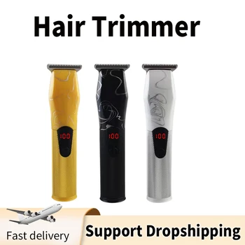 2023 T9 Профессиональная машинка для стрижки волос Парикмахерская Бритва Триммер Борода 0,1 мм Станок для стрижки волос для мужчин Оптом Электрический триммер для волос