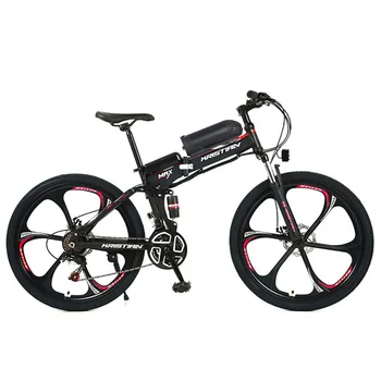 26-дюймовый Электрический велосипед, горный велосипед, прочный и долговечный, Безопасное торможение, точная передача, Легкая амортизация