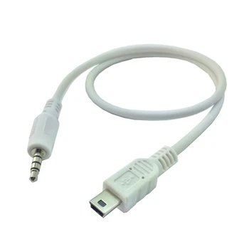 3,5mm 3,5mm Stereo Stecker auf Micro & MINI USB 5Pin Männlichen audio Adapter Konverter stecker Kabel 0,5 M 50cm für MP3 MP4 hea