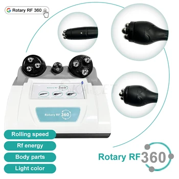 3 В 1 360-градусный роликовый Антицеллюлитный массажер RF для похудения для лимфодренажа