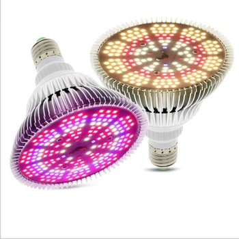 300 Вт Светодиодная лампа для выращивания цветов E27, светодиодное растение, 200 светодиодов, солнечный свет, полный спектр, растущие светильники для выращивания в помещении, палатка, теплица C1