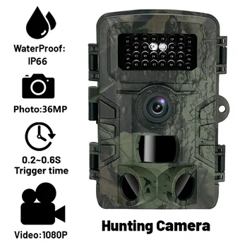 36MP 1080P Охотничья Камера IP66 Водонепроницаемые Камеры дикой природы Инфракрасного Ночного Видения 0,2-0,6 с Время срабатывания для Отслеживания Наблюдения