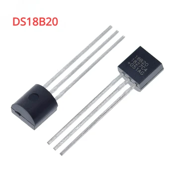 50 шт./лот Датчик Электронный чип DS18B20 TO-92 18B20 чипы Датчик температуры IC 18b20 diy электронный