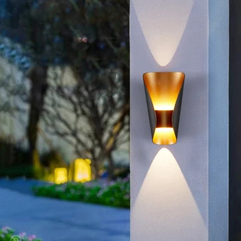 6 Вт 10 Вт Светодиодный уличный водонепроницаемый настенный светильник, светильник для прохода, коридора, сада, Современные домашние светильники, Настенный светильник