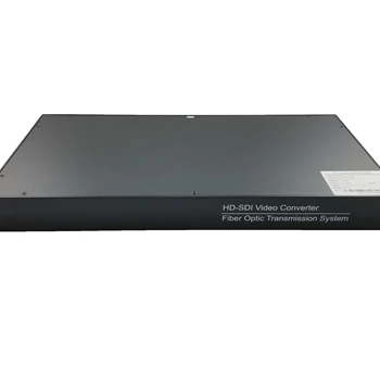 6-канальный оптоволоконный преобразователь прямого видеосигнала HD-SDI со встроенным аудио-аналоговым оптическим приемопередатчиком