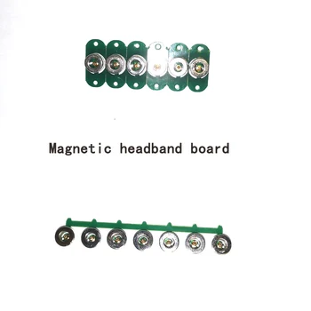 6 шт. Круглый Магнитный кабель с гнездовым разъемом, тип соединения проводов, Магнитный разъем для Micro USB/Type-C/8-контактный штекер адаптера с печатной платой