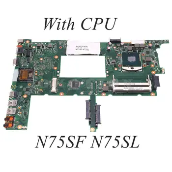 60-NCUMB1100 N75SF REV 2.2 Основная плата Для ASUS N75SF N75SL Материнская плата ноутбука HM65 DDR3 Бесплатный процессор