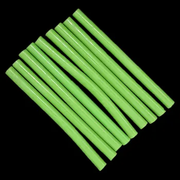 7-миллиметровые термоклеевые палочки для Электрического клеевого пистолета, палочки для ремонта автомобильной аудиосистемы, Клейкая восковая палочка зеленого цвета