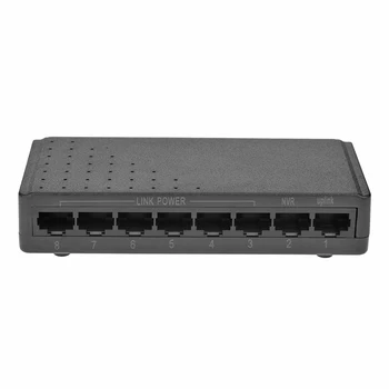 8 Портов PoE Switch 6 + 2 POE 10/100 М Ethernet для питания без адаптера питания для камер POE Switch