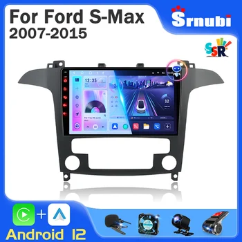 Android 12 2Din Автомобильный Аудио для Ford S Max S-MAX 2007-2015 Радио Навигация Мультимедийный Стереоплеер Carplay Авторадио Головное устройство