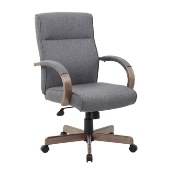 B696DW-SG Reclaim Современное Кресло для совещаний или рабочего стола руководителя, Регулируемая Высота, 30,00x27,00x43,00 дюйма