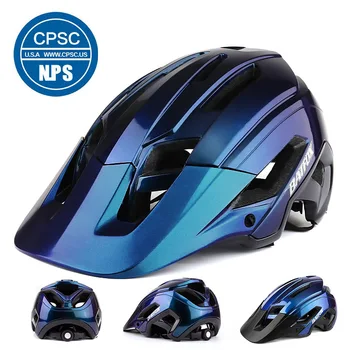 BATFOX Мужской защитный шлем для велосипедных гонок Градиентный крутой яркий цвет Велоспорт Скейтборд Легкий интегрированный шлем