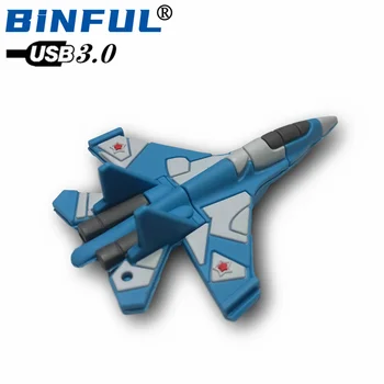BINFUL Aircraft Usb Флэш-накопитель Plane Pendrive USB 3.0 256G 16GB 32G 64GB128GB USB Флэш-накопитель Memory Stick U-Диск Флэш-накопитель