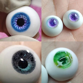 BJD Eyes кукольные глаза 8 мм-20 мм кукольные милые градиентные гипсовые глаза для игрушек 1/8 1/6 1/4 1/3 SD DD аксессуары для кукол 8 мм-20 мм кукольные глаза