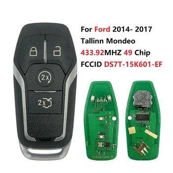CN018054 Для Ford 2014-2017 Tallinn Mondeo 4-кнопочный Смарт-ключ 433,92 МГц FCCID DS7T-15K601-EF