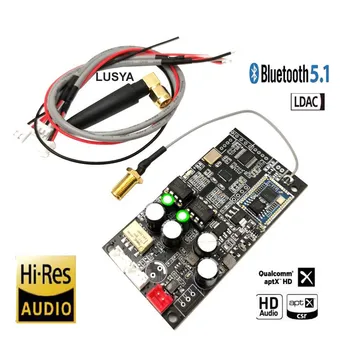 DLHiFi QCC5125 LDAC 5.1 Hi-Fi Bluetooth аудиоприемник ES9038Q2M с двойным операционным усилителем JRC4580D декодирующая плата DAC для домашнего усилителя