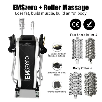 Ems Emszero 2-В-1 Роликовый массажер для похудения, вакуумная терапия микровибрацией 40 К, устройство для коррекции фигуры 5D