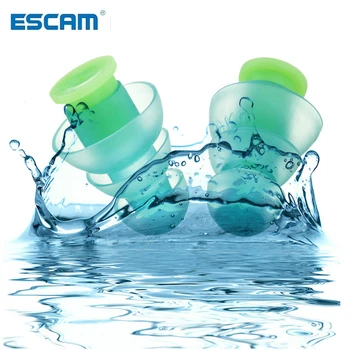 ESCAM, 1 пара Шумоподавляющих беруш для защиты слуха, Беруши для концертов, музыкантов, мотоциклов, Многоразовые силиконовые беруши