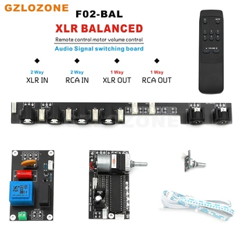 F02-BAL Баланс RCA/XLR Пульт дистанционного управления двигателем ALPS Плата регулировки громкости Поддерживает 4-полосный аудиовход (без RCA)