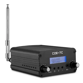 FM-передатчик CZE-7C 76 ~ 108 МГц для церковной парковки, радиостанция APROTII 7 Вт/1 Вт MP3 на расстоянии 1 Мили, можно подключить микрофон