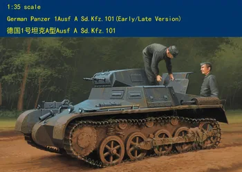 Hobby Boss 80145 в масштабе 1/35 Немецкий танк Panzer AusfASd.Kfz.101 Пластиковый Модельный комплект TH05849-SMT6
